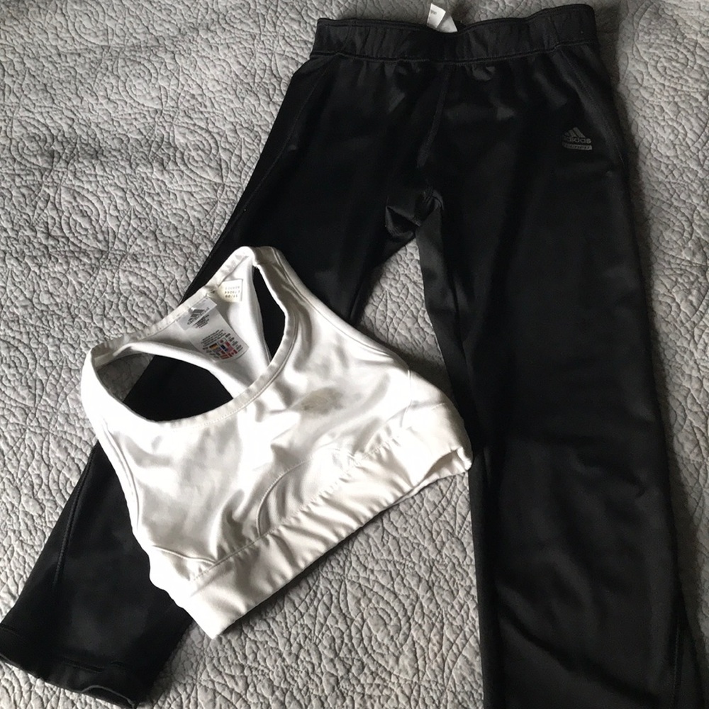 Adidas Capris and Adidas Bra